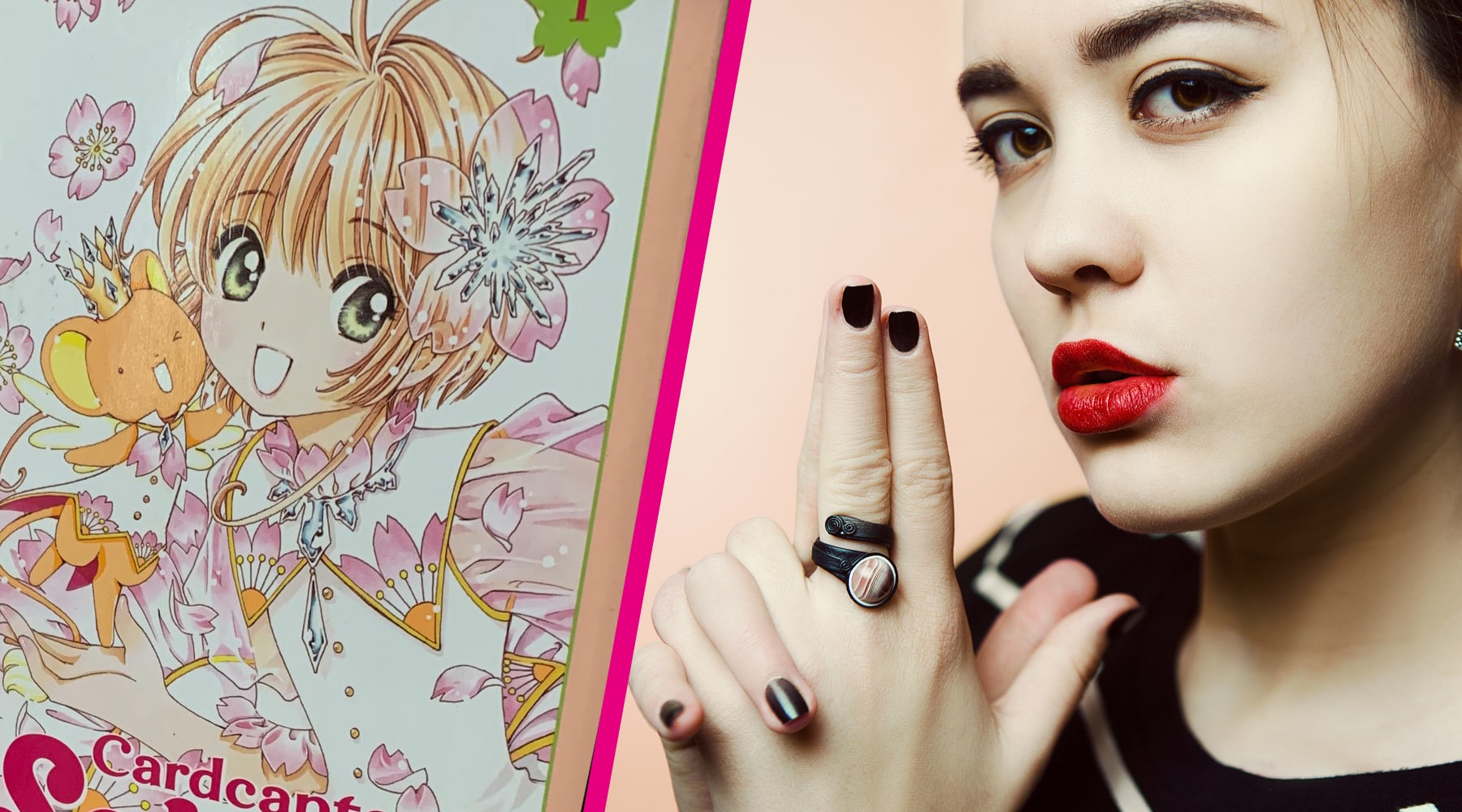 Coupe-Ongles Ciseaux Motif Manga Fleurs - Top Qualité, Telliswelt, Neuf