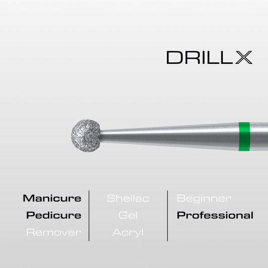 DRILLX Manicure Diamant Bit Kugel S grob