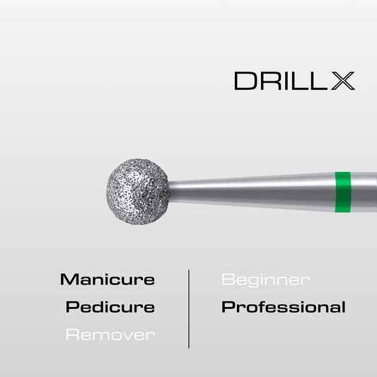 DRILLX Manicure Diamant Bit Kugel M grob