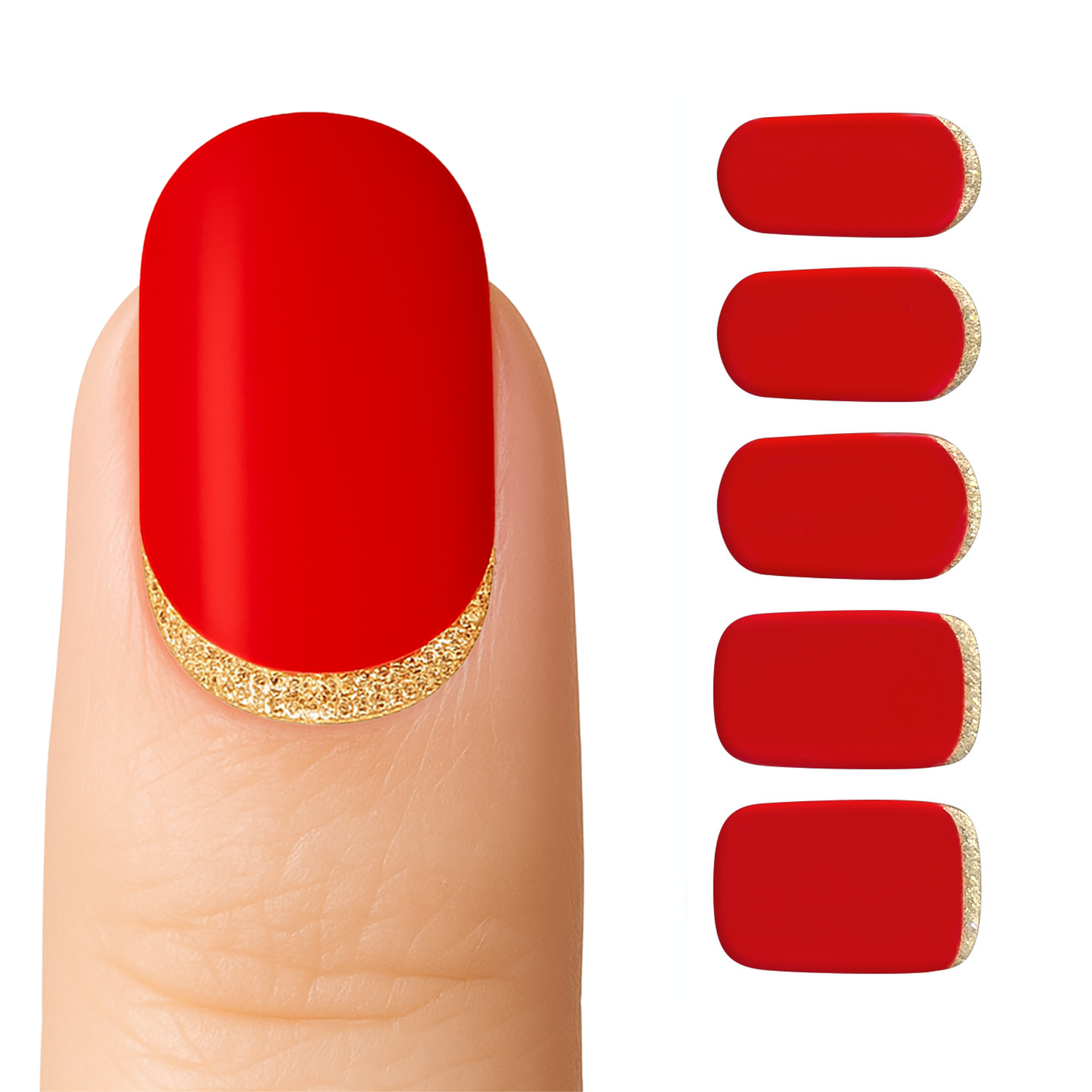 Gel Nail Strip Scarlet Fire