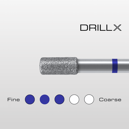 DRILLX Manicure Diamant Bit Zylinder S medium