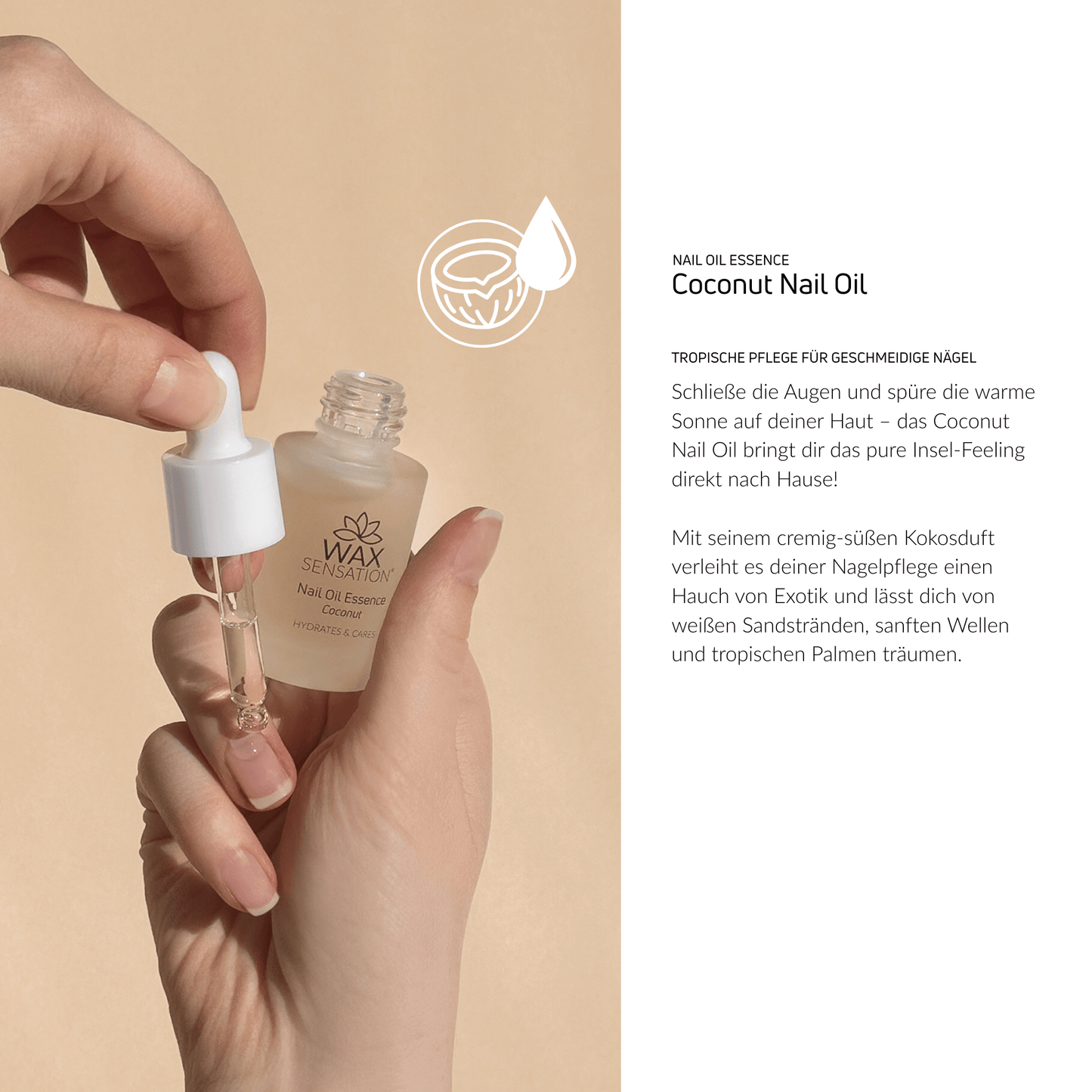 WAXSENSATION Nail Oil Essence Coconut