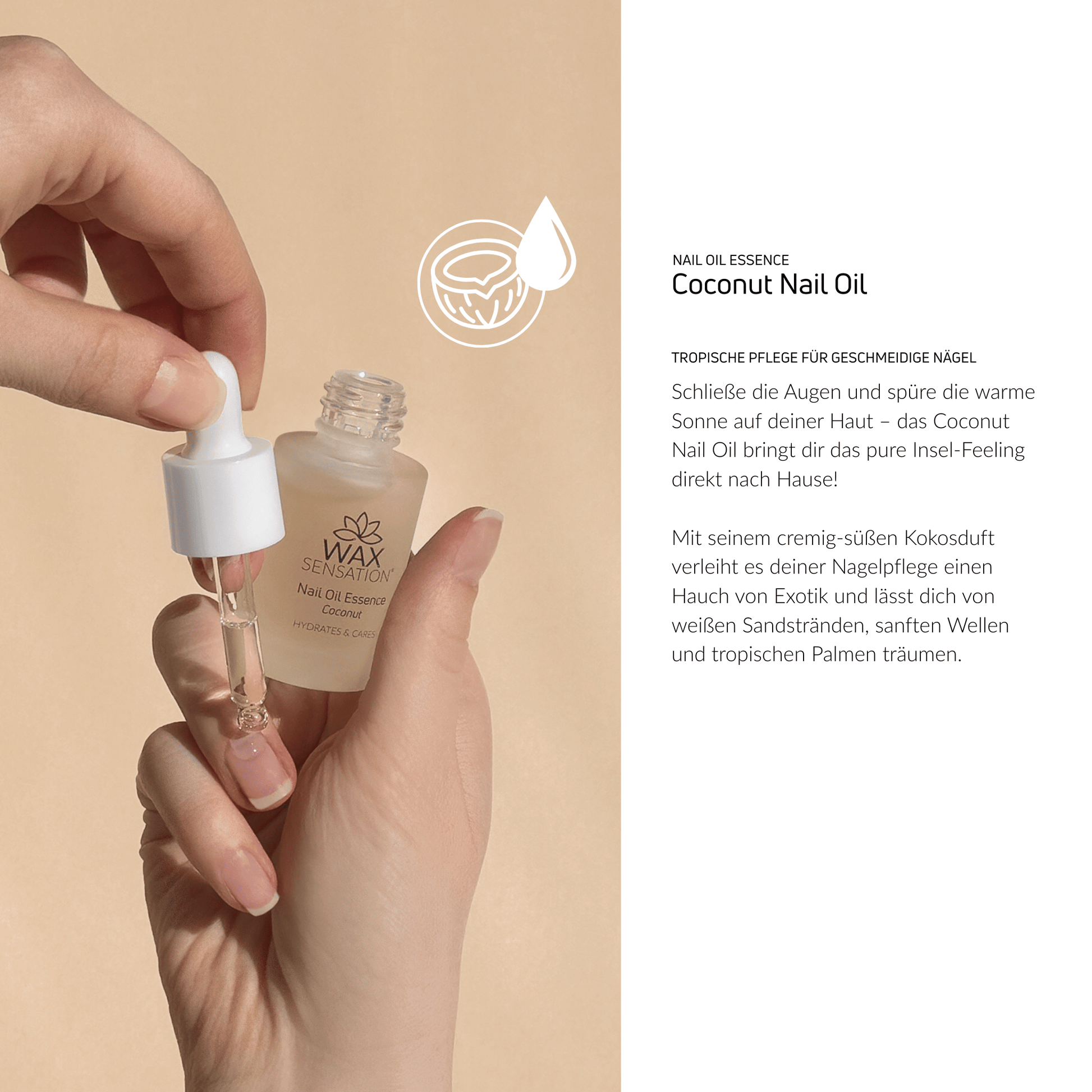 WAXSENSATION Nail Oil Essence Coconut