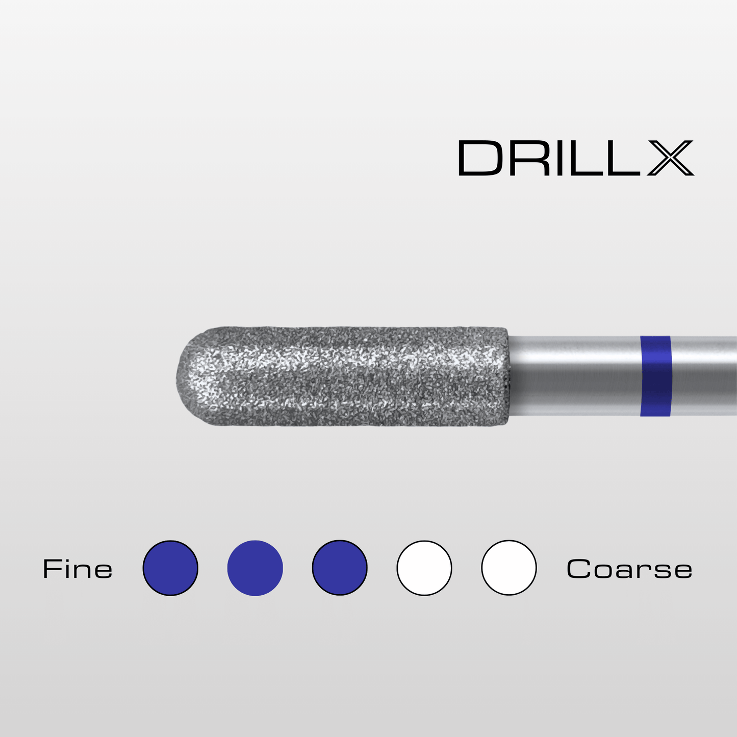 DRILLX Manicure Diamant Bit Zylinder L medium