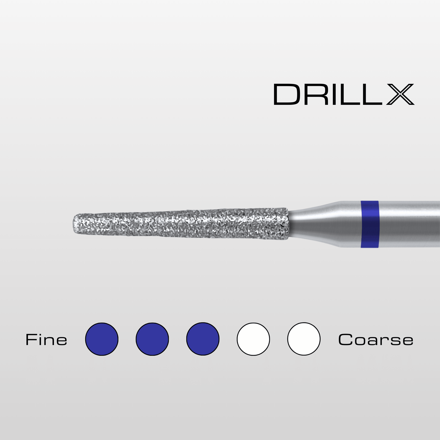 DRILLX Manicure Diamant Bit Konus S medium