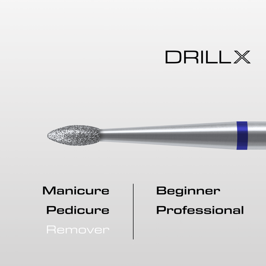 DRILLX Manicure Diamant Bit Flamme S medium