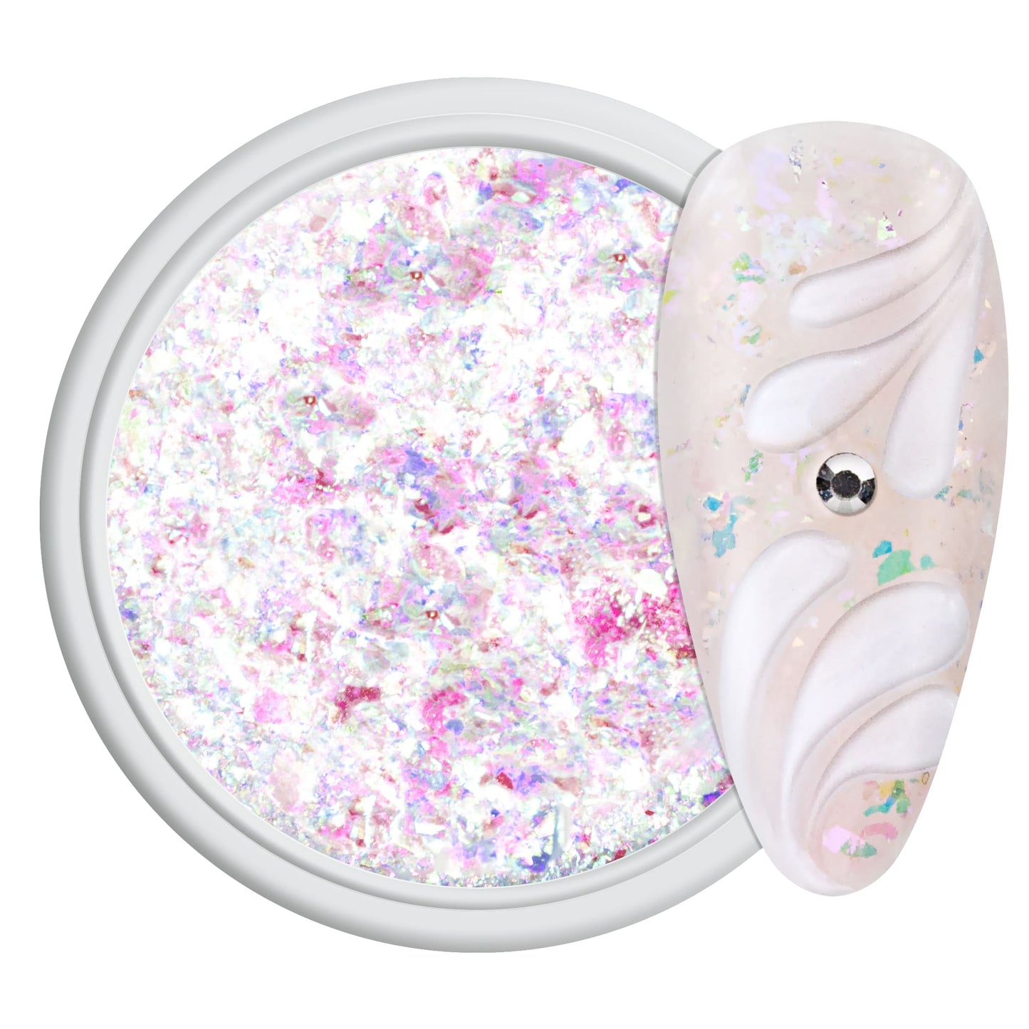 Nailart Mermaid Pigment & Flakes