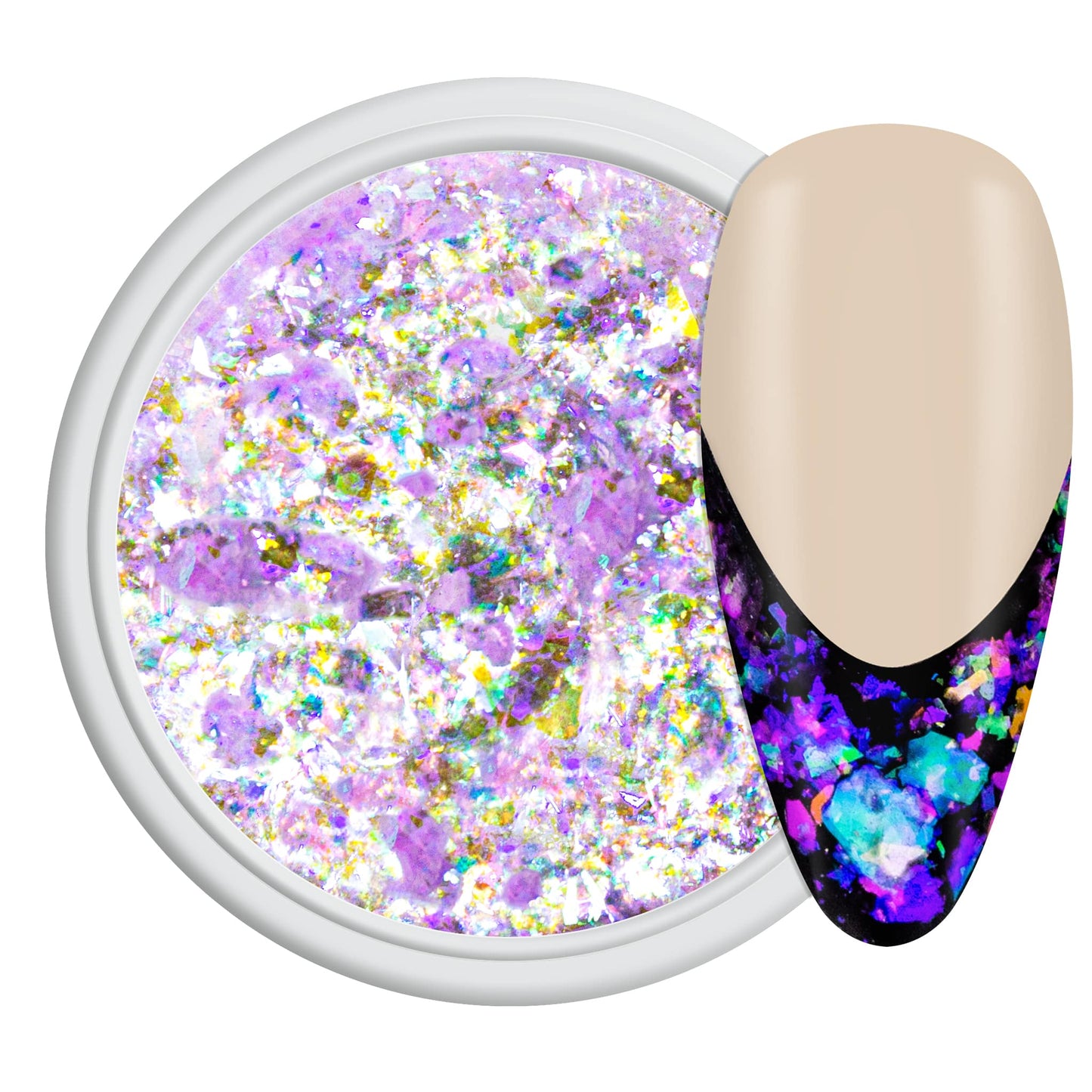 Nailart Mermaid Pigment & Flakes