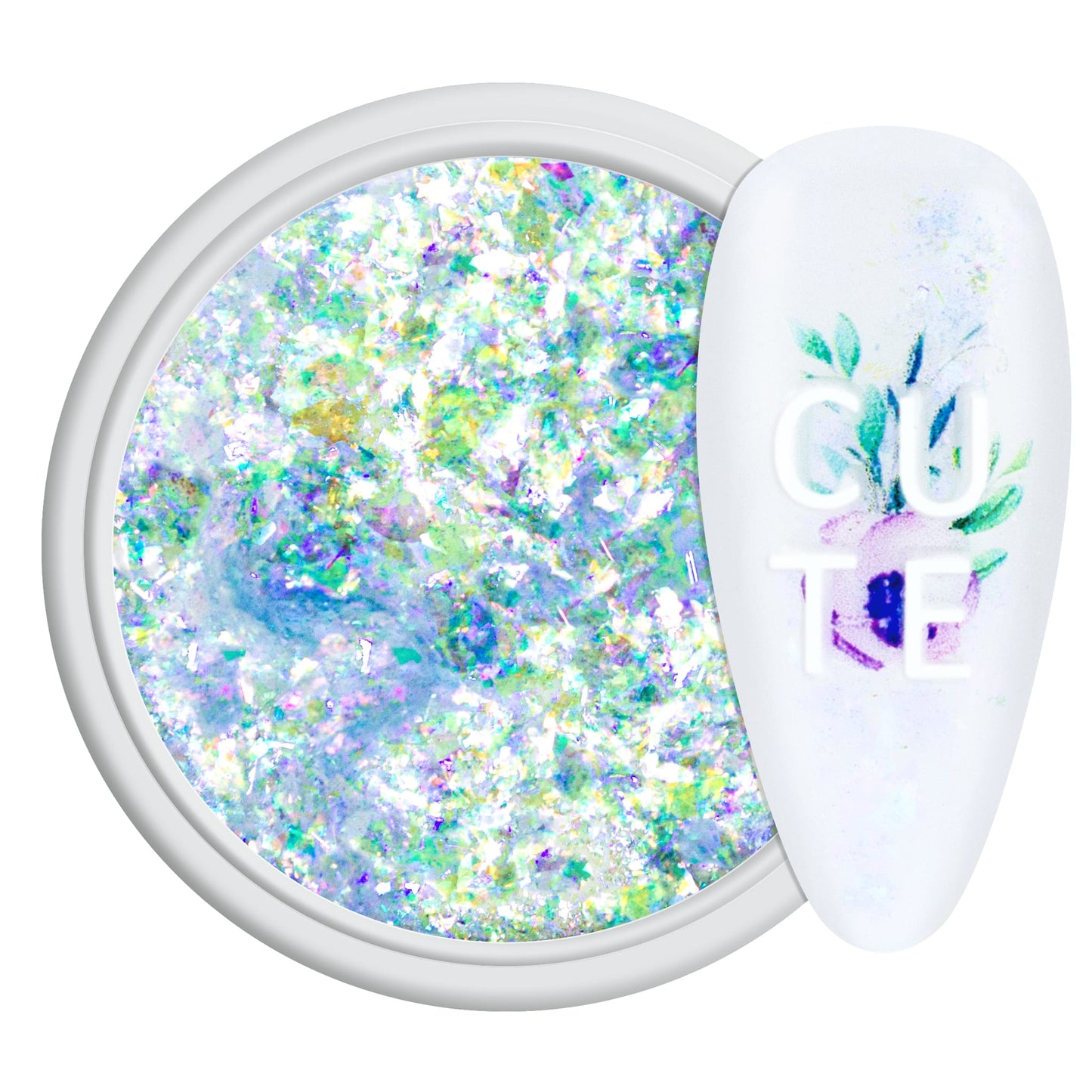 Nailart Mermaid Pigment & Flakes