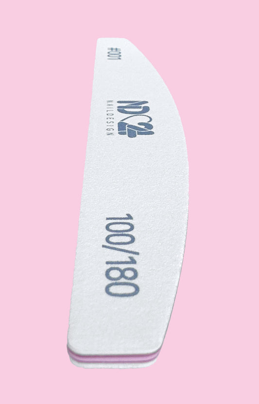 Nagelfeile Halbmond 100/180 weiss <<< ND24 >>>