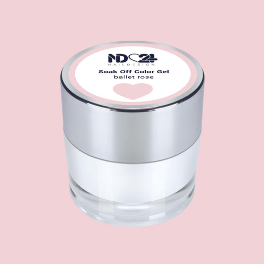 Soak Off Color Gel rose ballet