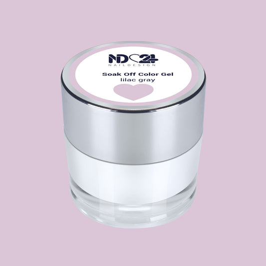 Gel de couleur Soak Off gris lilas