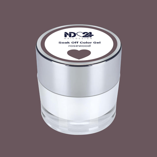Gel de couleur Soak Off bois de rose