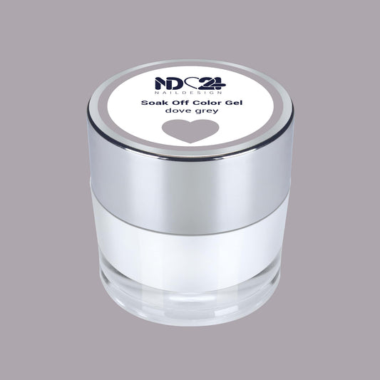 Gel de couleur Soak Off gris tourterelle
