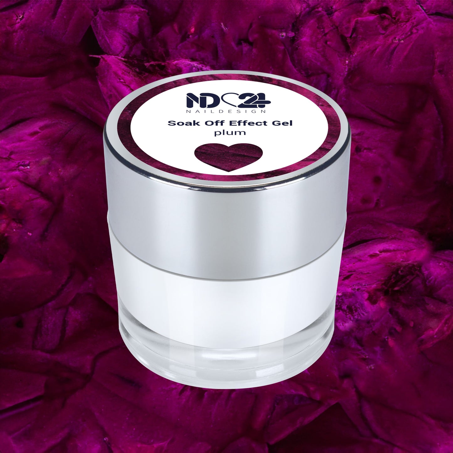 Soak Off Effect Gel plum