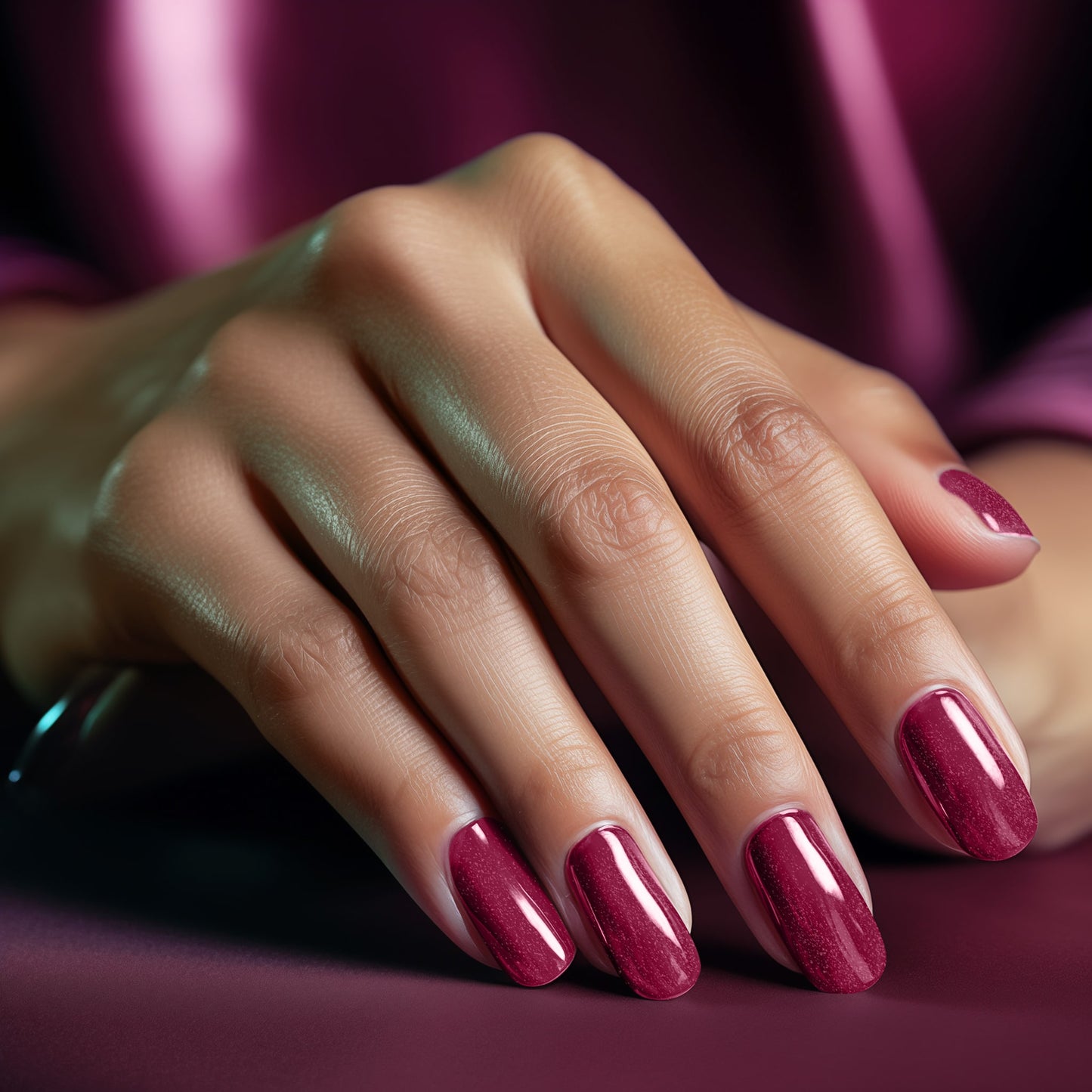 018 Soak Off Shellac Deep Rouge Romance