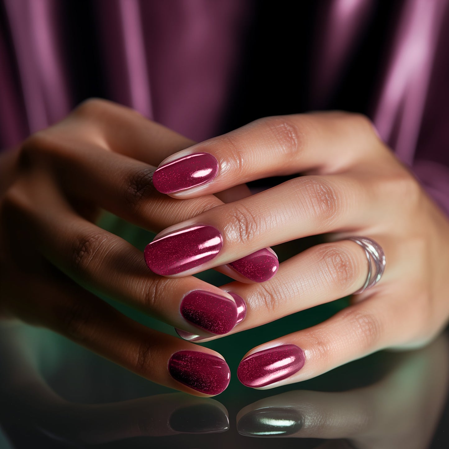 018 Soak Off Shellac Deep Rouge Romance