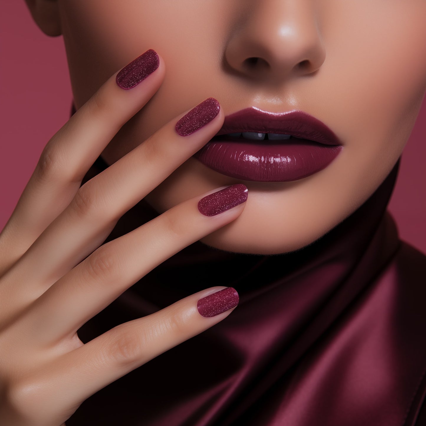 018 Soak Off Shellac Deep Rouge Romance