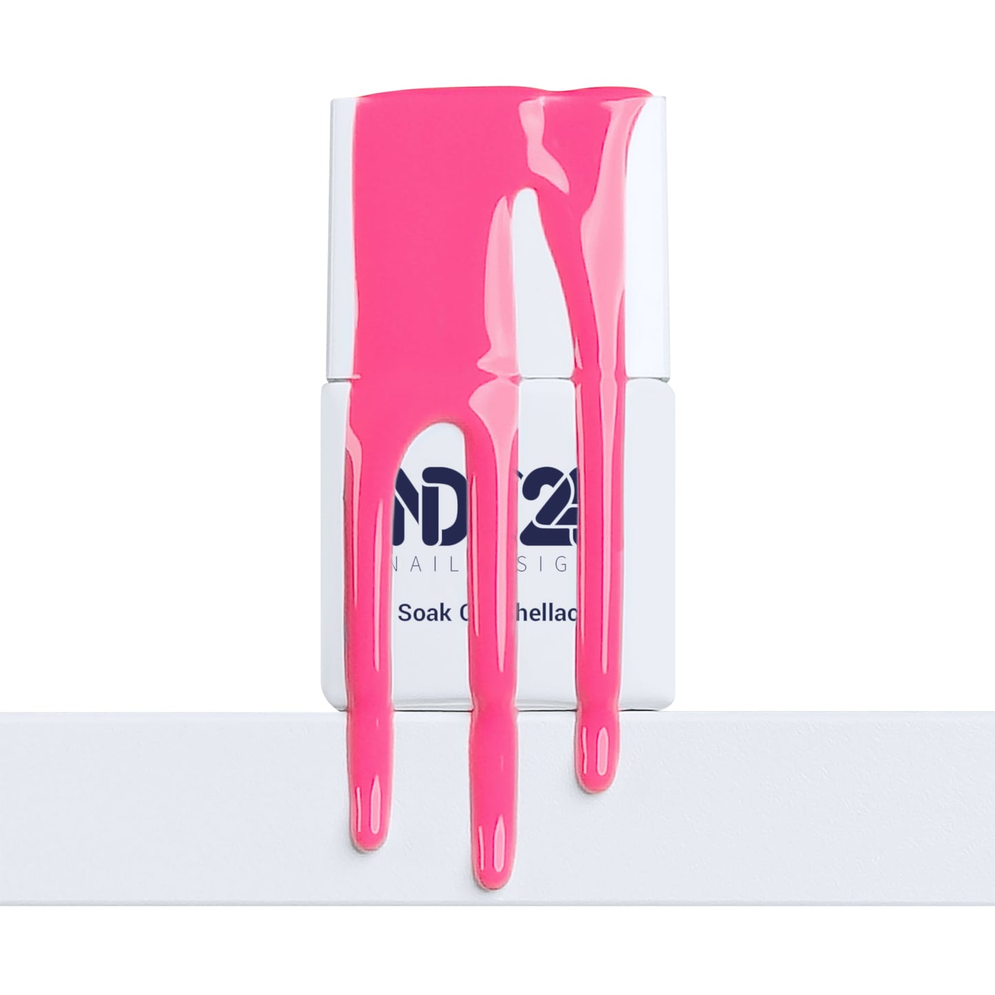 035 Soak Off Shellac Flashy Flamingo pink