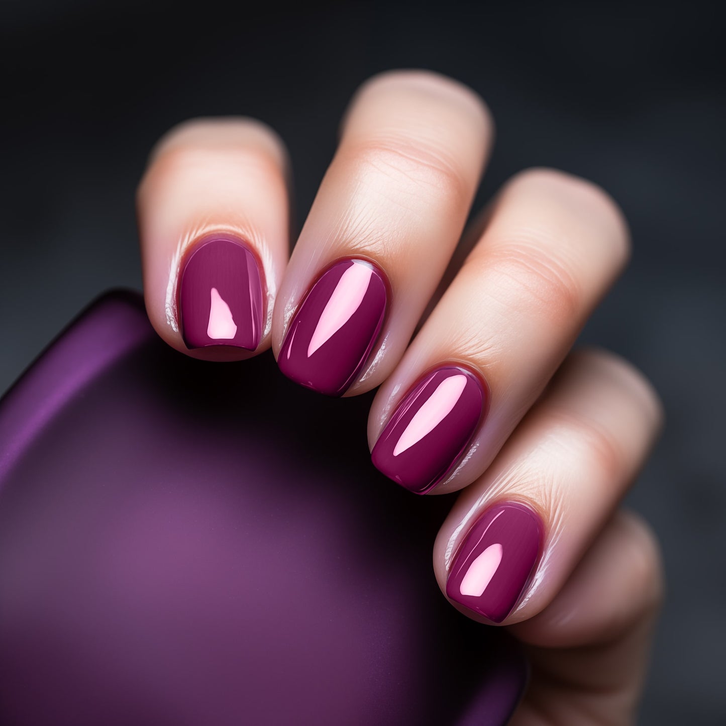 041 Soak Off Shellac Midnight Plum