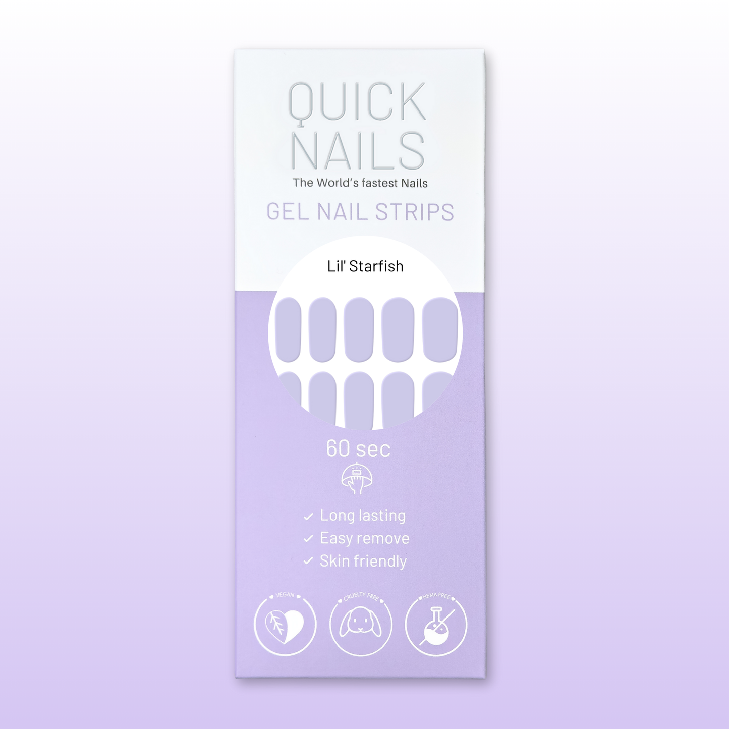 Gel Nail Strip Set Lil' Starfish
