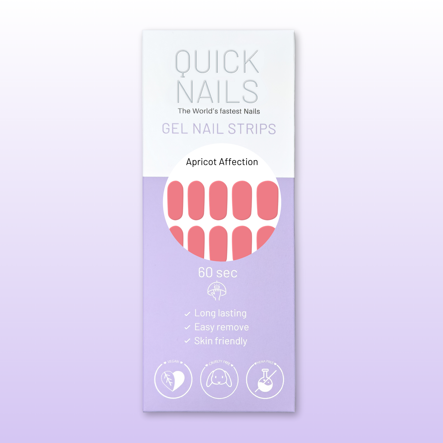 Gel Nail Strip Apricot Affection