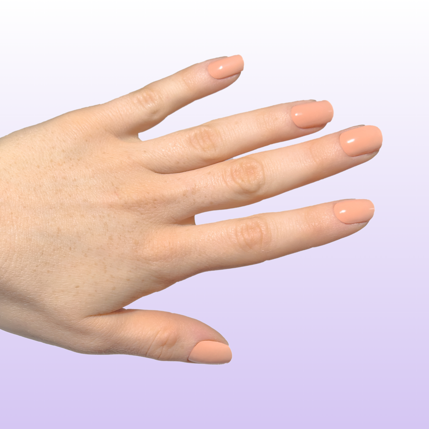 Gel Nail Strip Set Peach Fuzz