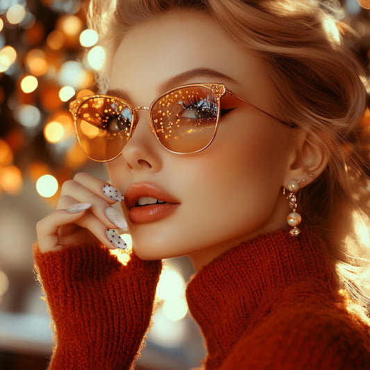 Gel Nail Strip Rockabilly Sparkle