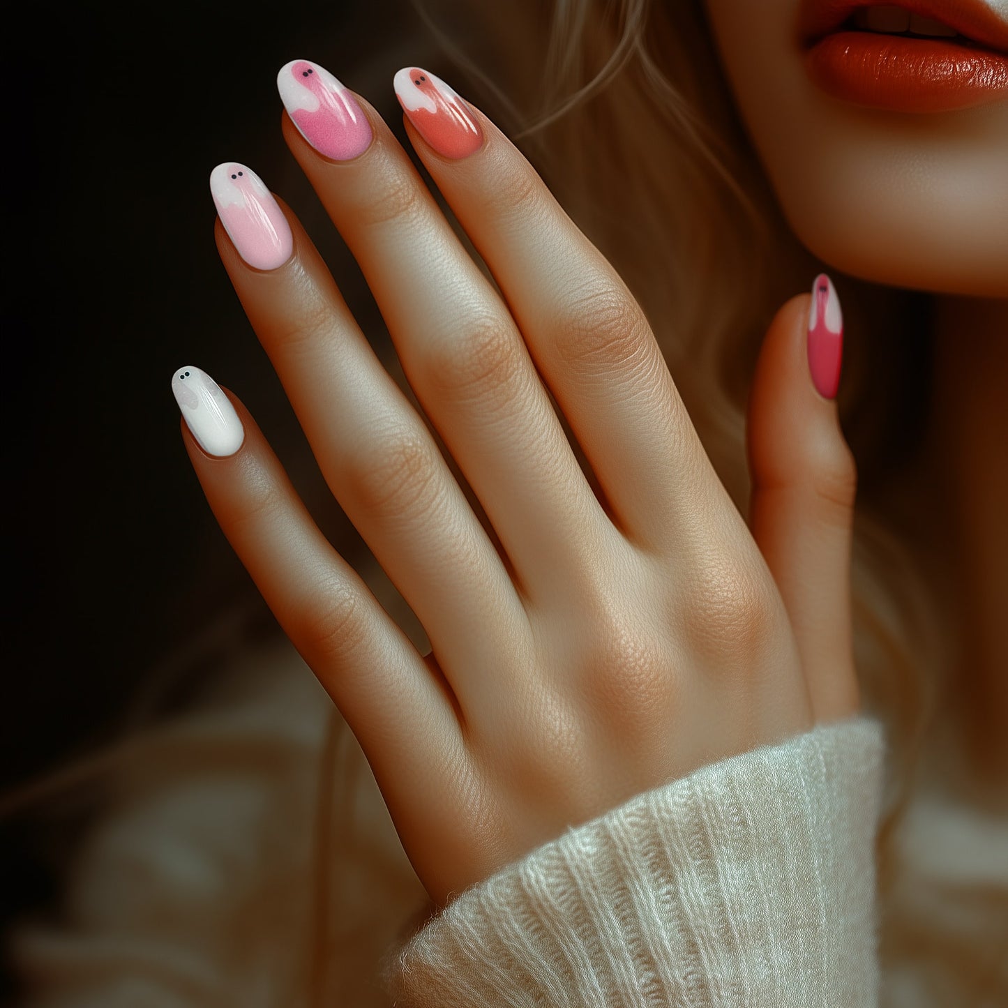 Gel Nail Strip Trick or Treat