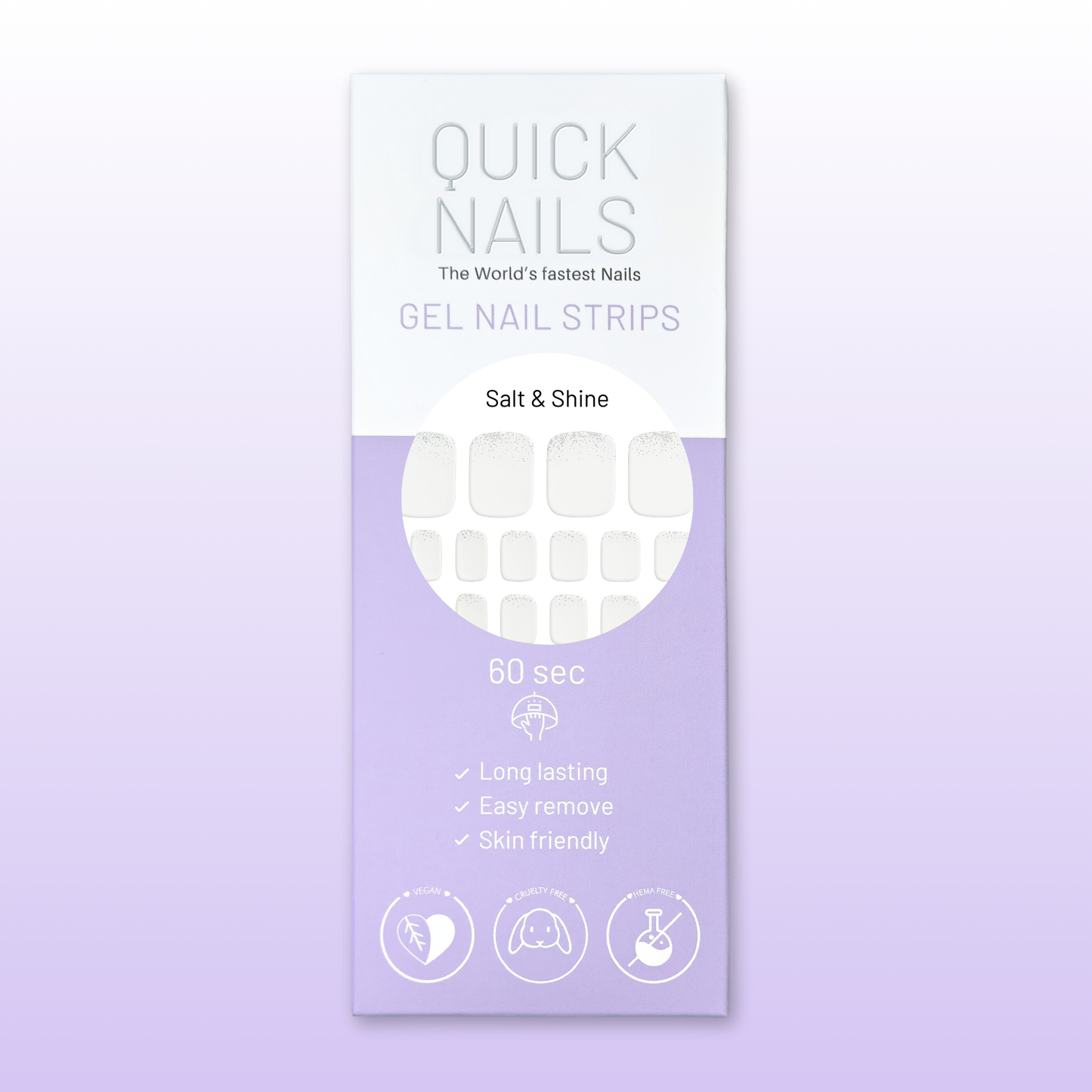Gel Toe Strip Salt & Shine