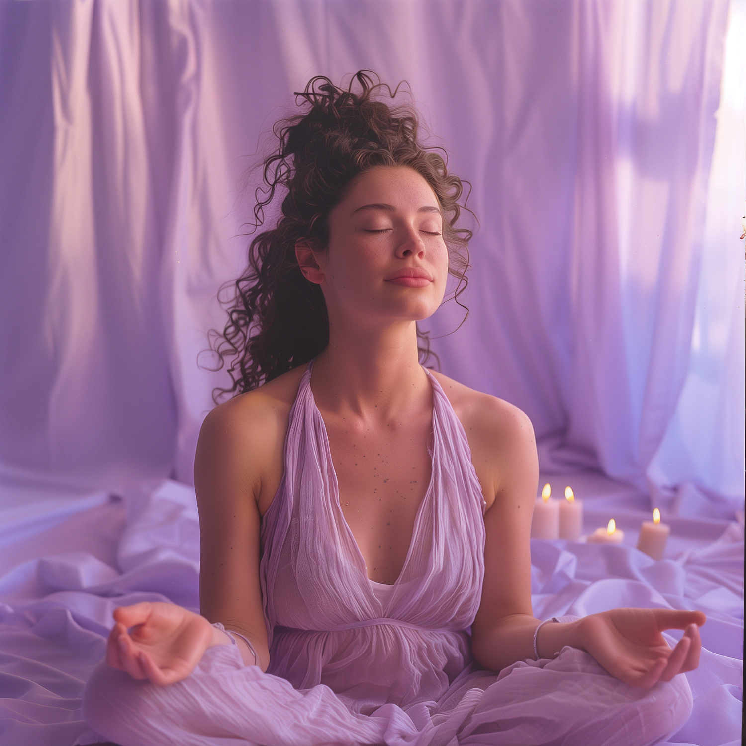 a_woman_relaxed_happy_meditating_home_spa