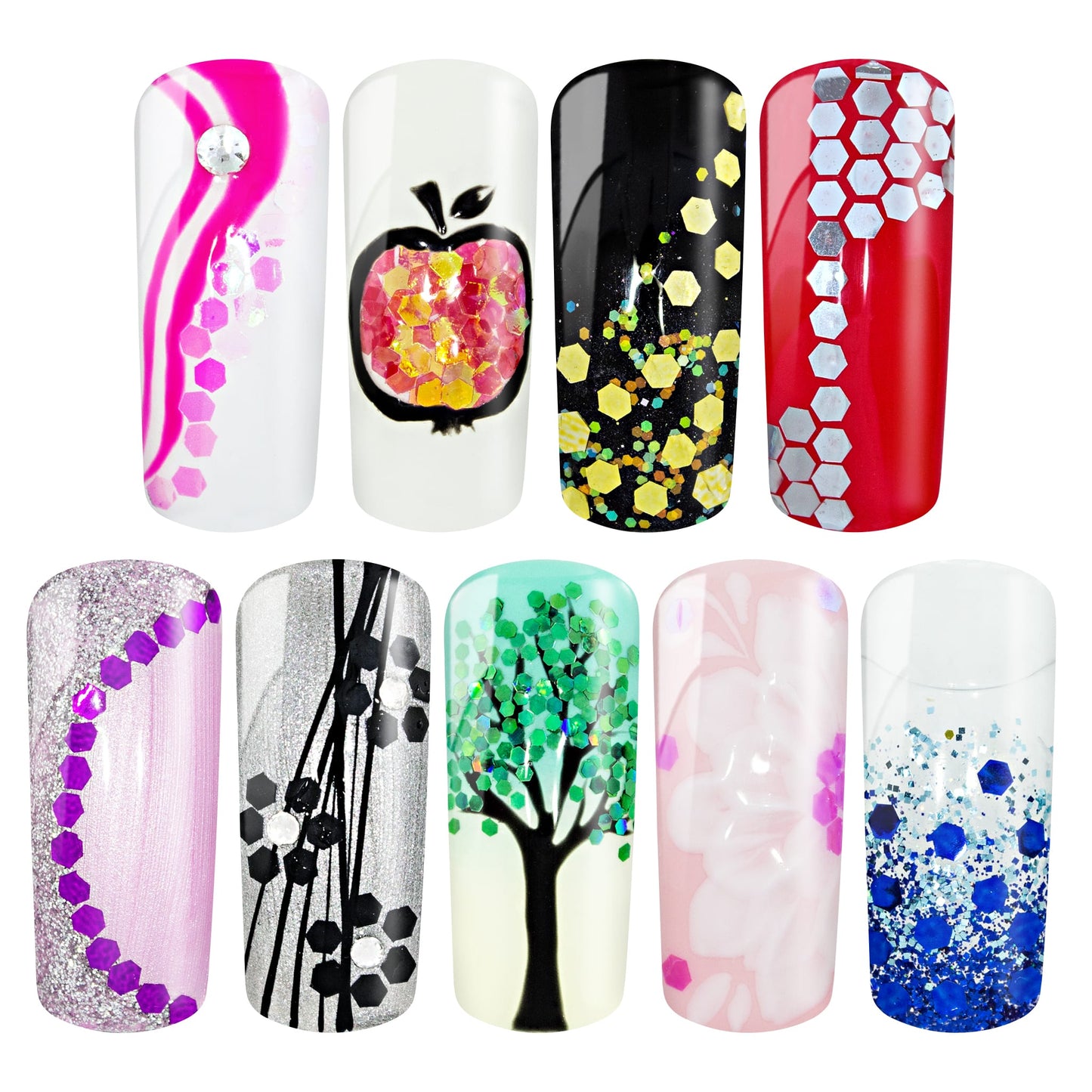 Nailart Pailletten