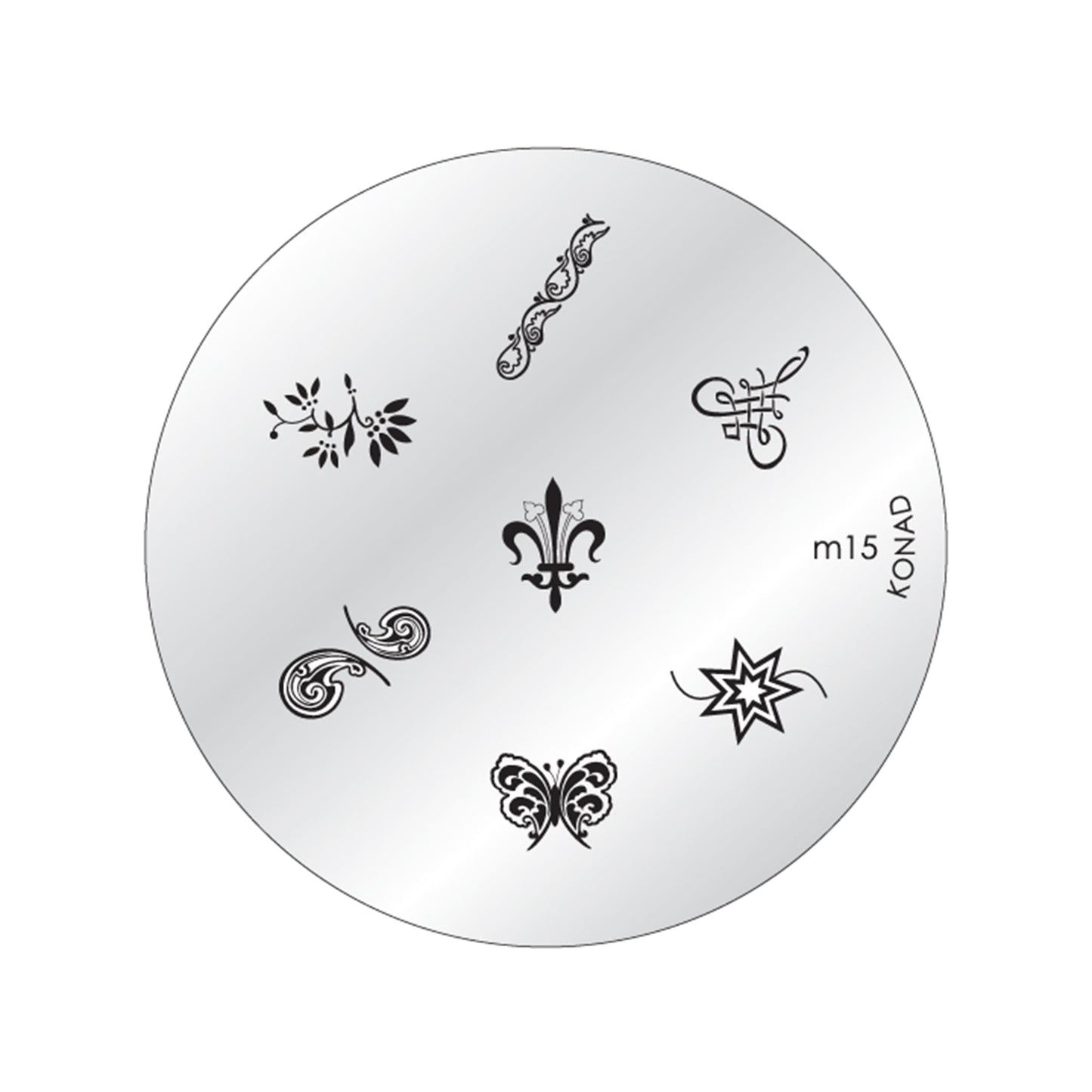 KONAD Stamping Stencil M