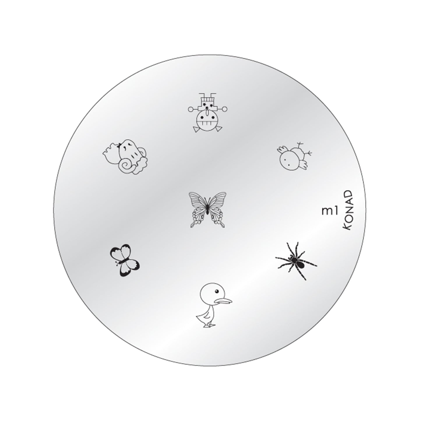 KONAD Stamping Stencil M