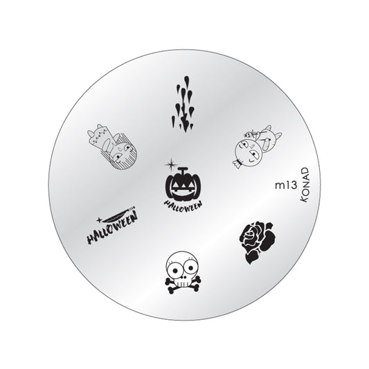 KONAD Stamping Stencil M