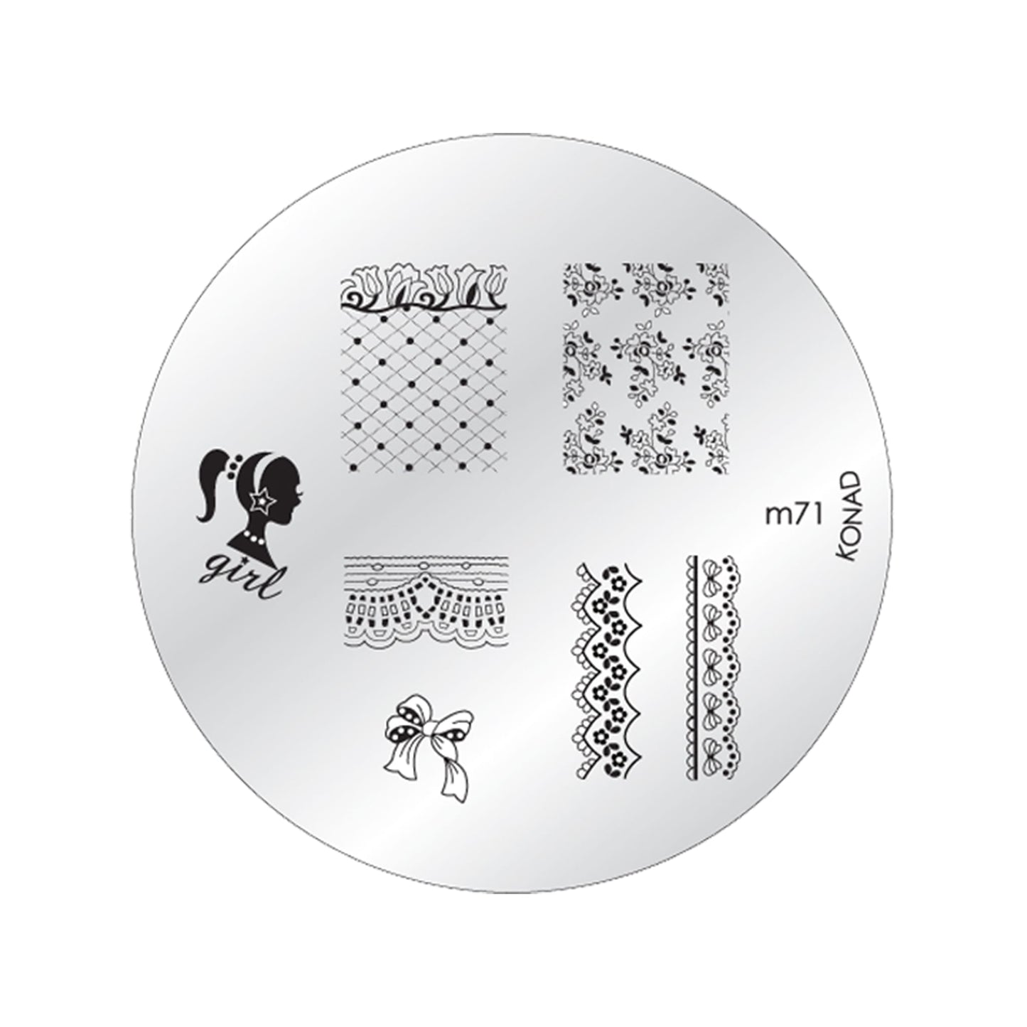 KONAD Stamping Schablone M