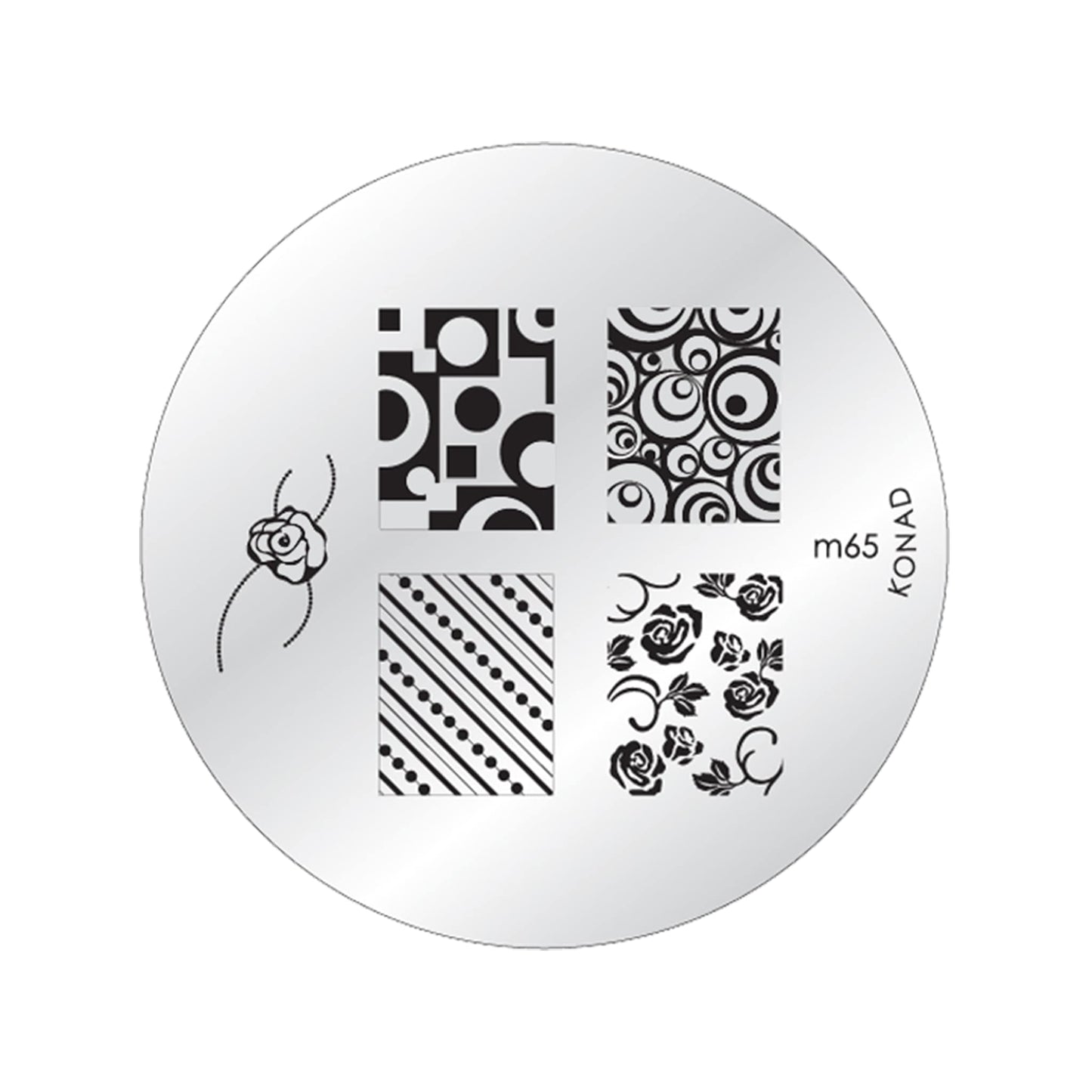 KONAD Stamping Stencil M