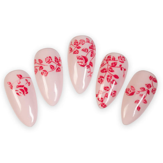 Stamping Lack lady pink