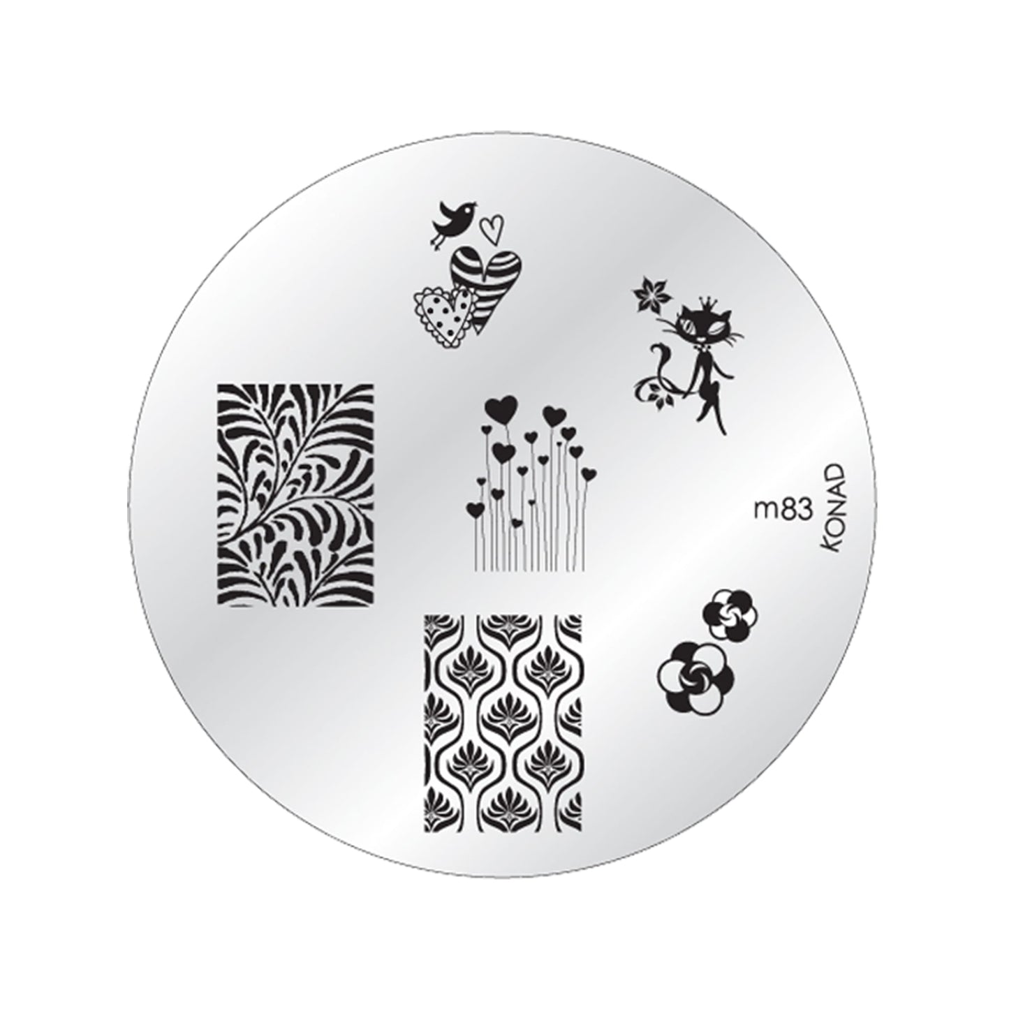 KONAD Stamping Stencil M