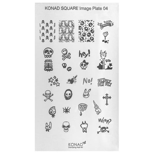 KONAD Stamping Schablone XL