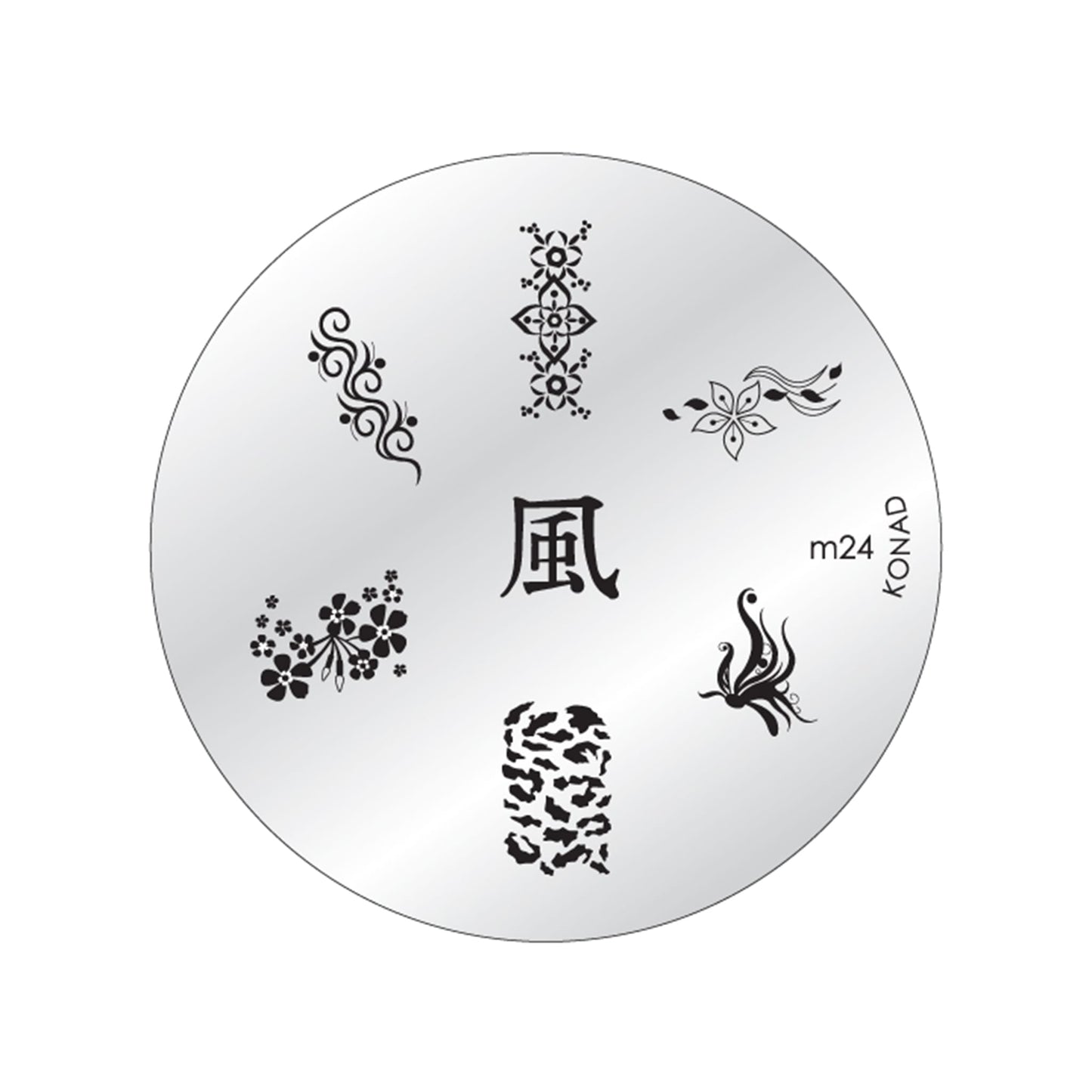 KONAD Stamping Stencil M