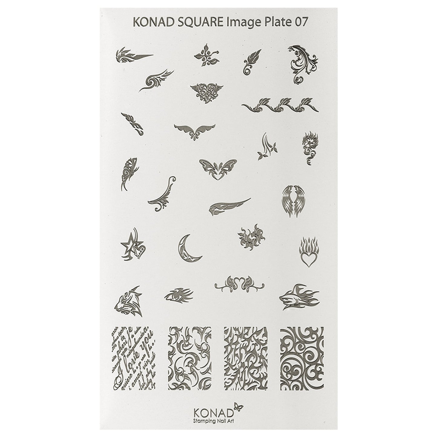 KONAD Stamping Schablone XL