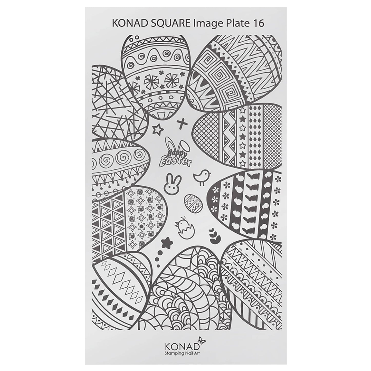 KONAD Stamping Schablone XL