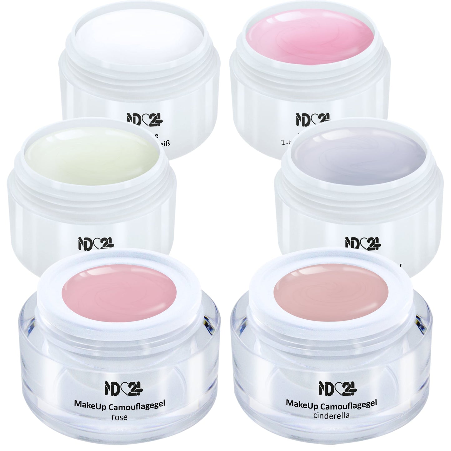 6 x Baby Boomer Gel Set