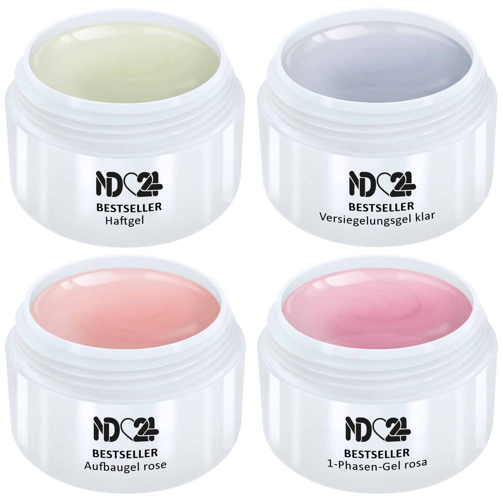 4 x Modellage Gel Set
