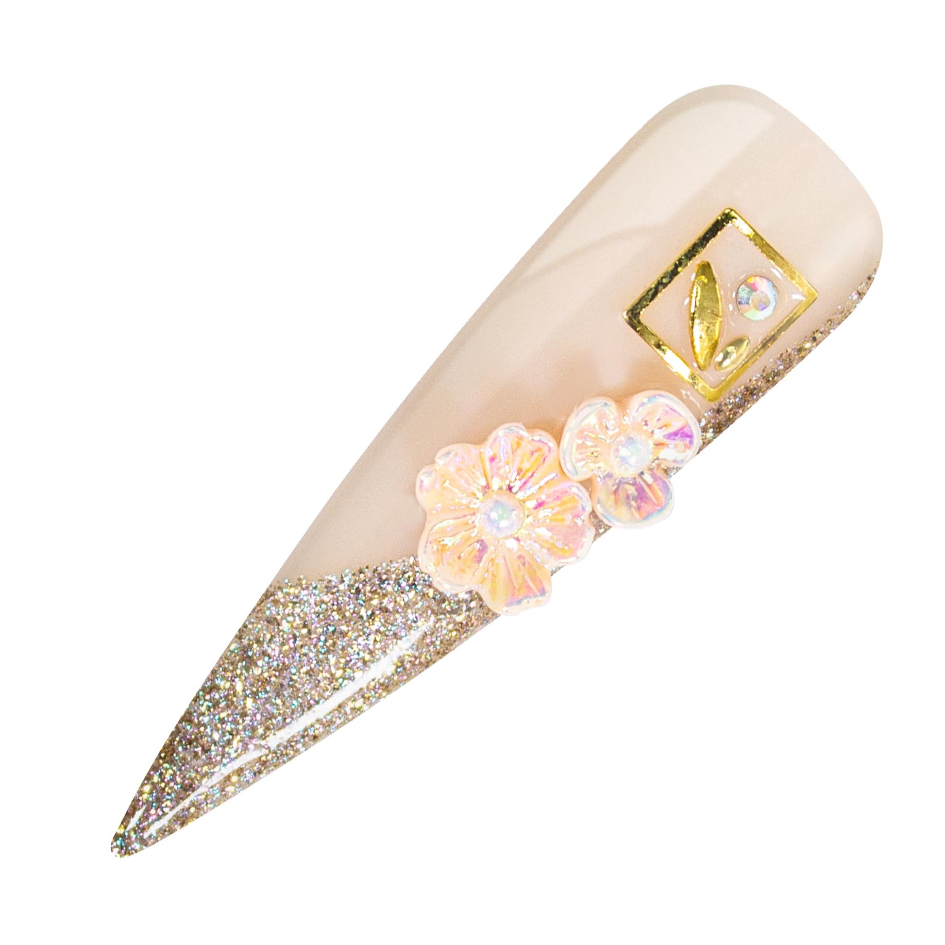 Nailart Overlay 3D Pearls Flower Mix