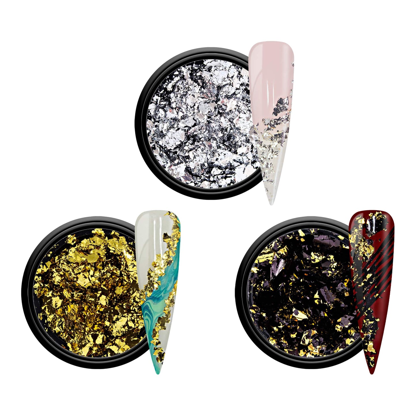 Nailart Foil Flakes Set