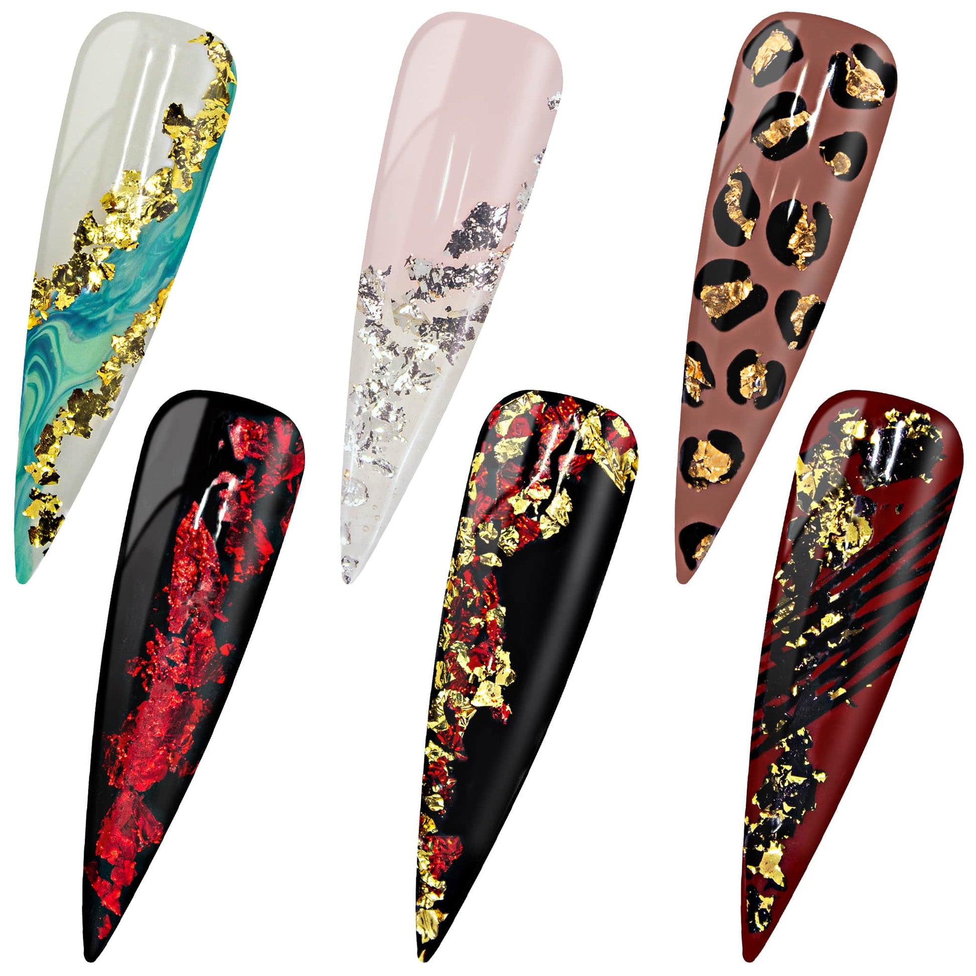 Nailart Foil Flakes Set