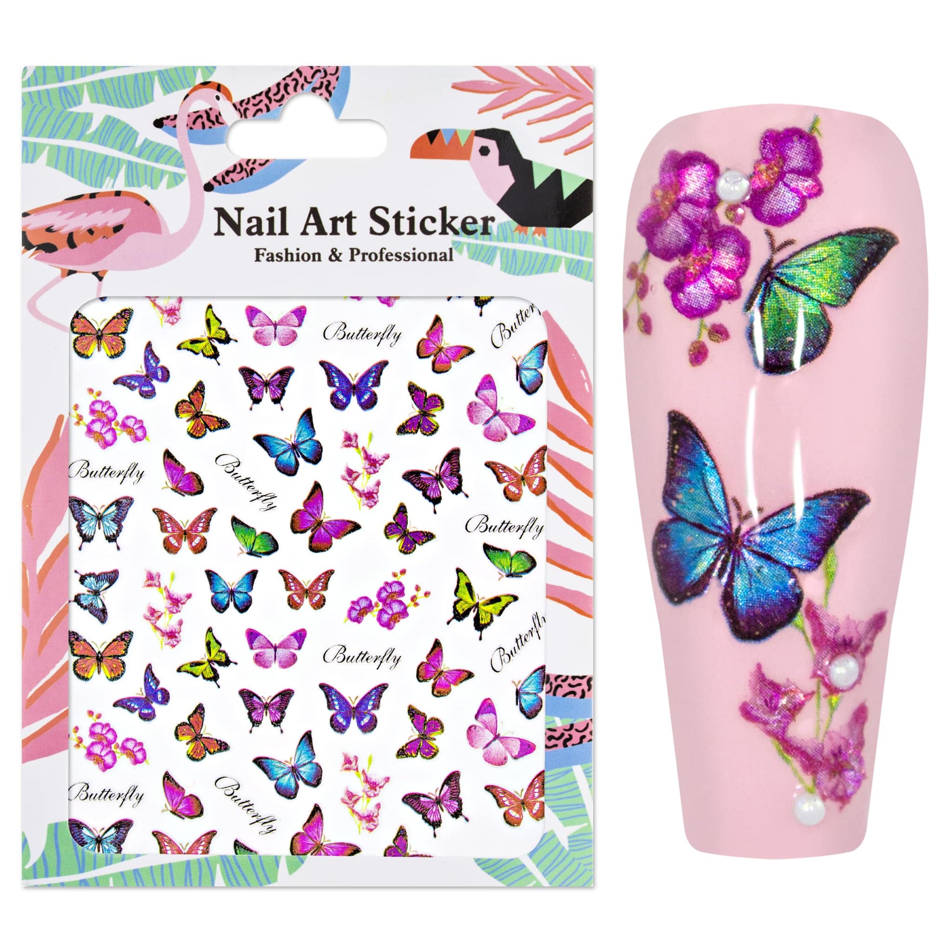 Nailart Sticker XL Butterfly