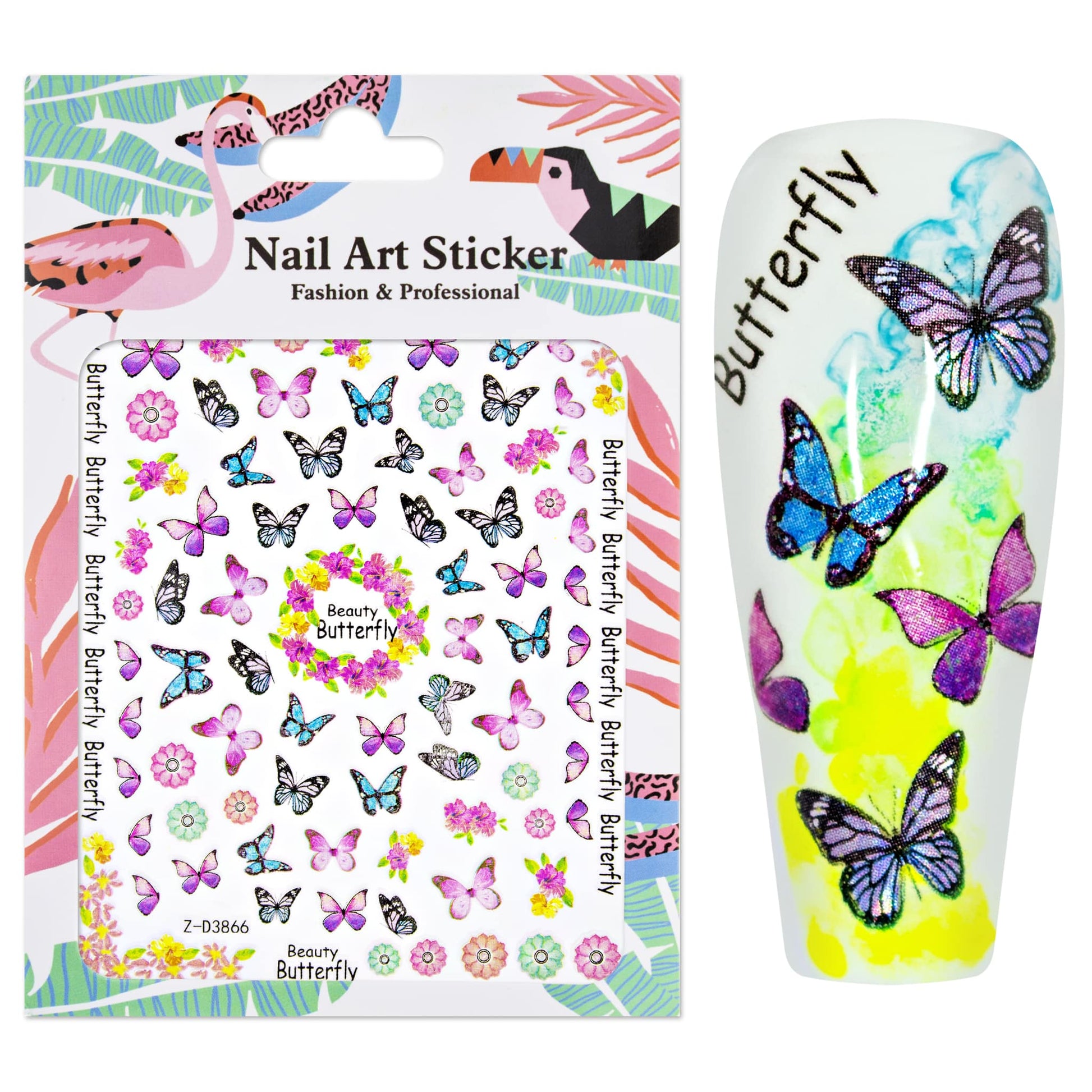 Nailart Sticker XL Butterfly